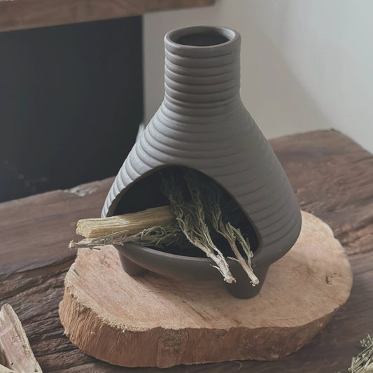 "Pyra Cone" Ceramic Aromatherapy Fireplace