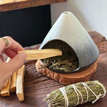 "FOG" Ceramic Aromatherapy Fireplace