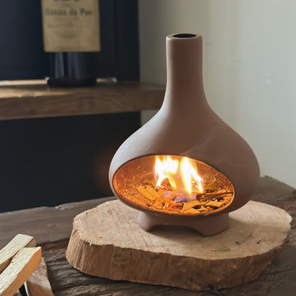 "Rayon Calm" Ceramic Aromatherapy Fireplace