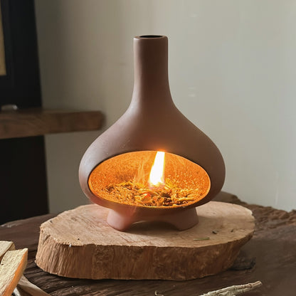 "Rayon Calm" Ceramic Aromatherapy Fireplace